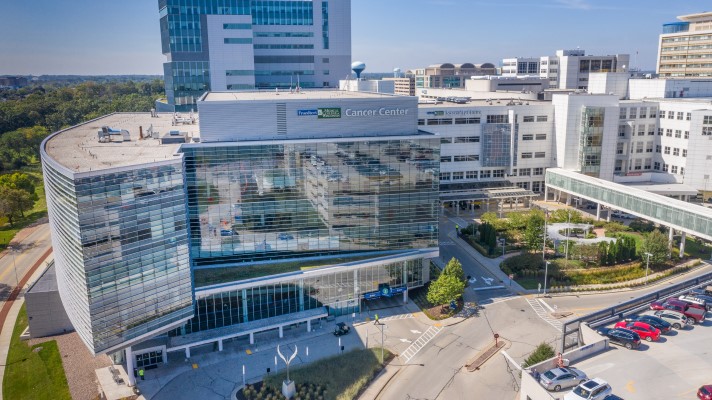 Cancer center hospital building